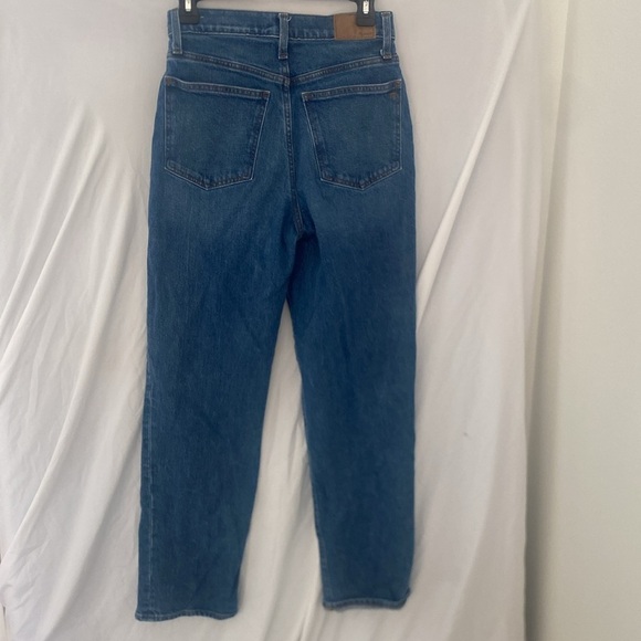 Madewell Perfect Vintage Straight High Waisted Jeans W26 medium wash - Picture 7 of 7